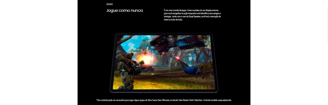 Tablet Samsung Galaxy Tab S7 T875 256GB 8GB RAM Tela Imersiva de 11